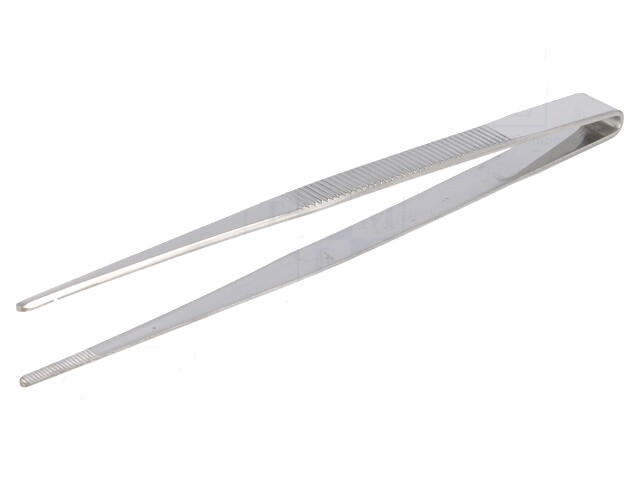 Pincet; 155mm; De vorm van de punt: afgeronde; Breed.tip: 3,5mm Pincet; 155mm; De vorm van de punt: afgeronde; Breed.tip: 3,5mm